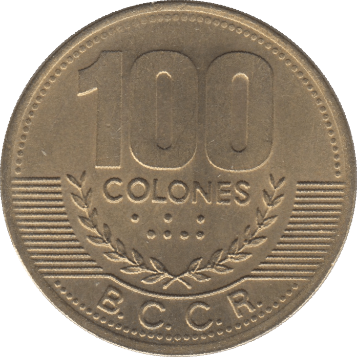 1998 COSTA RICA SILVER 100 COLONES - WORLD COINS - Cambridgeshire Coins