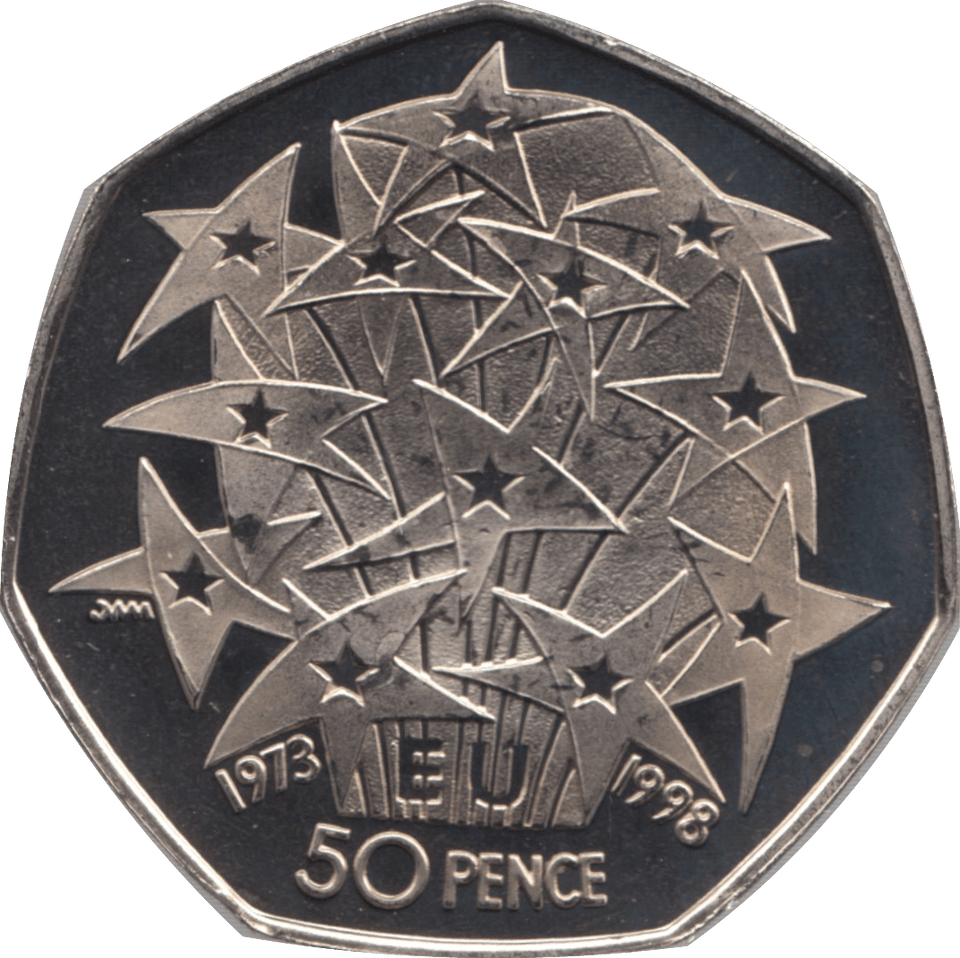 1998 FIFTY PENCE PROOF 50P EU - 50p Proof - Cambridgeshire Coins