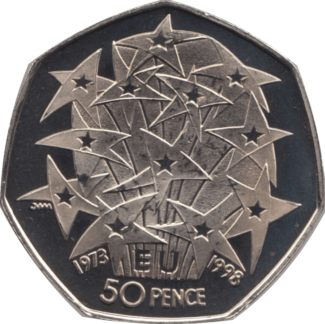 1998 FIFTY PENCE PROOF 50P EU - 50p Proof - Cambridgeshire Coins