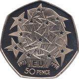 1998 FIFTY PENCE PROOF 50P EU - 50p Proof - Cambridgeshire Coins