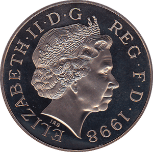 1998 FIVE POUND £5 PRINCE CHARLES 50th BIRTHDAY BRILLIANT UNCIRCULATED BU - £5 BU - Cambridgeshire Coins
