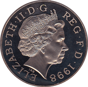 1998 FIVE POUND £5 PROOF COIN PRINCE CHARLES 50TH BIRTHDAY - £5 Proof - Cambridgeshire Coins