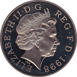 1998 FIVE POUND £5 PROOF COIN PRINCE CHARLES 50TH BIRTHDAY - £5 Proof - Cambridgeshire Coins