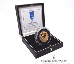 1998 Gold Proof 50p 50th Anniversary of The NHS Coin Box COA Bullion Rare - Gold Proof 50p - Cambridgeshire Coins
