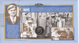 1998 NHS 50P COIN COVER SINGED BY DR. HILARY JONES REF CC05 - coin covers - Cambridgeshire Coins