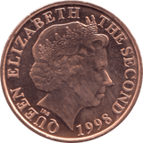 1998 ONE PENNY JERSEY - WORLD COINS - Cambridgeshire Coins