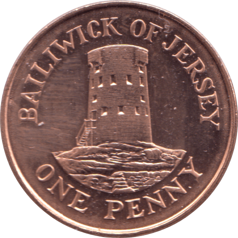 1998 ONE PENNY JERSEY - WORLD COINS - Cambridgeshire Coins