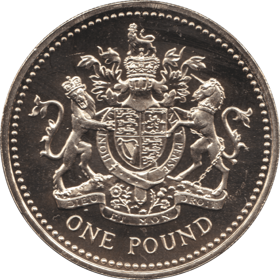 1998 ONE POUND £1 ROYAL ARMS BRILLIANT UNCIRCULATED BU - £1 BU - Cambridgeshire Coins