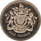 1998 ONE POUND PROOF £1 ROYAL ARMS - £1 Proof - Cambridgeshire Coins