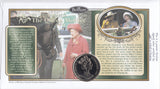 1998 PASSION FOR RACING GIBRALTAR COIN COVER SIGNED PETER O SULLEVAN BY CC70 - coin covers - Cambridgeshire Coins