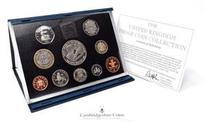 1998 ROYAL MINT PROOF SET - ROYAL MINT PROOF SET - Cambridgeshire Coins
