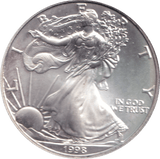 1998 SILVER LIBERTY DOLLAR USA - Cambridgeshire Coins