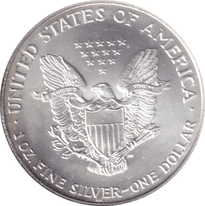 1998 SILVER LIBERTY DOLLAR USA - Cambridgeshire Coins