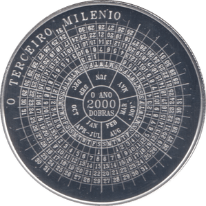 1998 THIRD CHRISTIAN MILLENIUM 2000 DOBRAS SAO TOMÉ AND PRINCIPE - SILVER WORLD COINS - Cambridgeshire Coins
