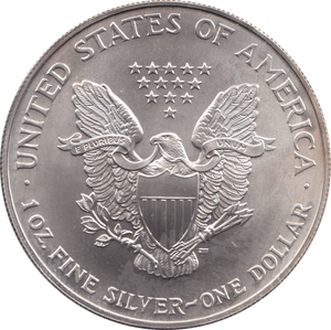 1998 USA SILVER EAGLE DOLLAR - WORLD SILVER COINS - Cambridgeshire Coins
