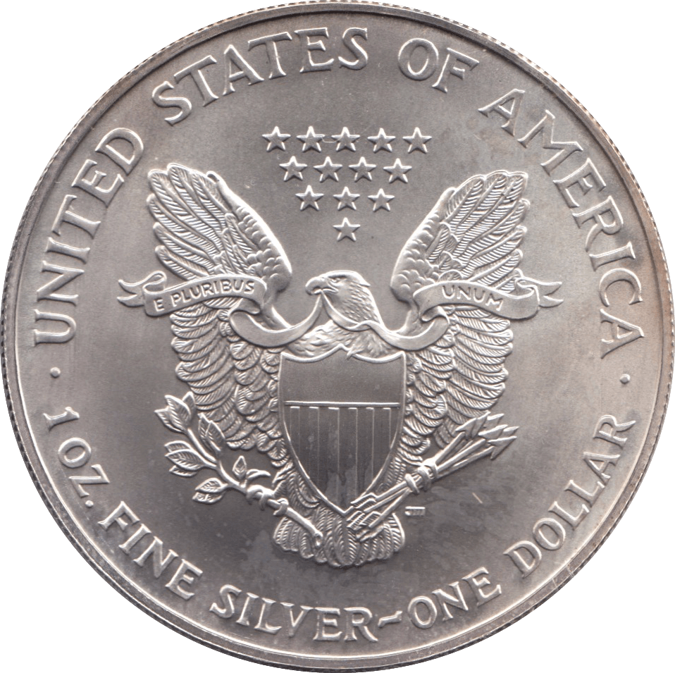 1998 USA SILVER EAGLE DOLLAR - WORLD SILVER COINS - Cambridgeshire Coins