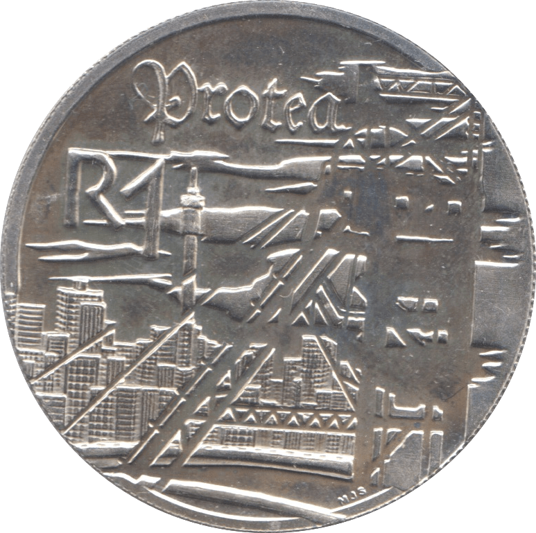 1999 1 RAND SOUTH AFRICA MEDAL SILVER (UNC) - WORLD COINS - Cambridgeshire Coins