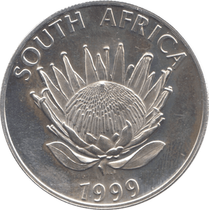1999 1 RAND SOUTH AFRICA MEDAL SILVER (UNC) - WORLD COINS - Cambridgeshire Coins