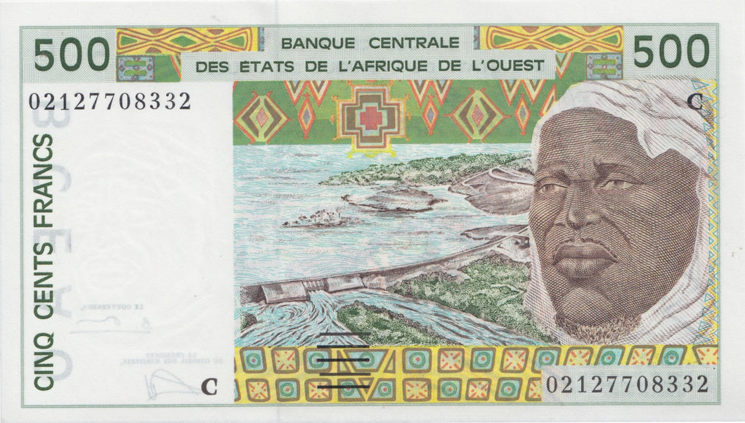 1999 500 FRANCS BANKNOTE BURKINO FASO REF 559 - World Banknotes - Cambridgeshire Coins
