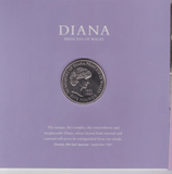 1999 Brilliant Uncirculated £5 Coin Presentation Pack Diana Memorial - £5 BU PACK - Cambridgeshire Coins