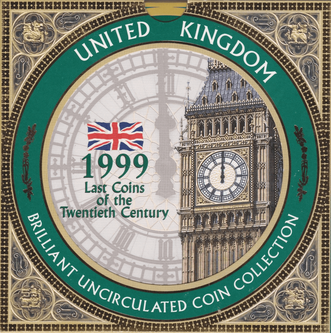 1999 BRILLIANT UNCIRCULATED COIN YEAR SET - Brilliant Uncirculated Year Sets - Cambridgeshire Coins