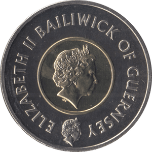 1999 BRILLIANT UNCIRCULATED FIVE POUND GUERNSEY - WORLD COINS - Cambridgeshire Coins