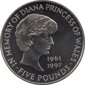 1999 CIRCULATED £5 PRINCESS DIANA COIN - £5 CIRCULATED - Cambridgeshire Coins