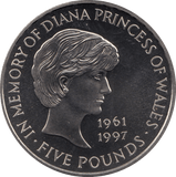 1999 CIRCULATED £5 PRINCESS DIANA COIN - £5 CIRCULATED - Cambridgeshire Coins