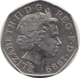 1999 CIRCULATED 50P BRITANNIA - 50P CIRCULATED - Cambridgeshire Coins