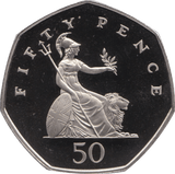 1999 FIFTY PENCE PROOF 50P COIN BRITANNIA - 50p Proof - Cambridgeshire Coins