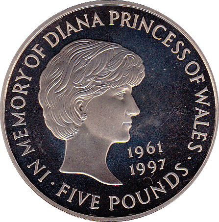 1999 FIVE POUND £5 PROOF COIN DIANA PRINCESS OF WALES - £5 Proof - Cambridgeshire Coins
