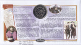 1999 MILLENIUM COUNTDOWN $1 COIN COVER SIGNED BY RACHAEL HEYHOE FLINT REF CC52 - coin covers - Cambridgeshire Coins