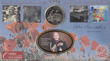 1999 MILLENIUM COUNTDOWN COIN COVER SIGNED BY MR J.P KENNEALLY VC REF CC55 - coin covers - Cambridgeshire Coins