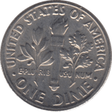 1999 ONE DIME USA PHILADELPHIA MINT - SILVER WORLD COINS - Cambridgeshire Coins
