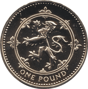 1999 ONE POUND £1 SCOTTISH LION BRILLIANT UNCIRCULATED BU - £1 BU - Cambridgeshire Coins