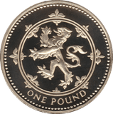 1999 ONE POUND PROOF £1 SCOTTISH LION - £1 Proof - Cambridgeshire Coins