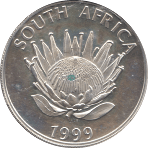 1999 SILVER 1 RAND SOUTH AFRICA - SILVER WORLD COINS - Cambridgeshire Coins