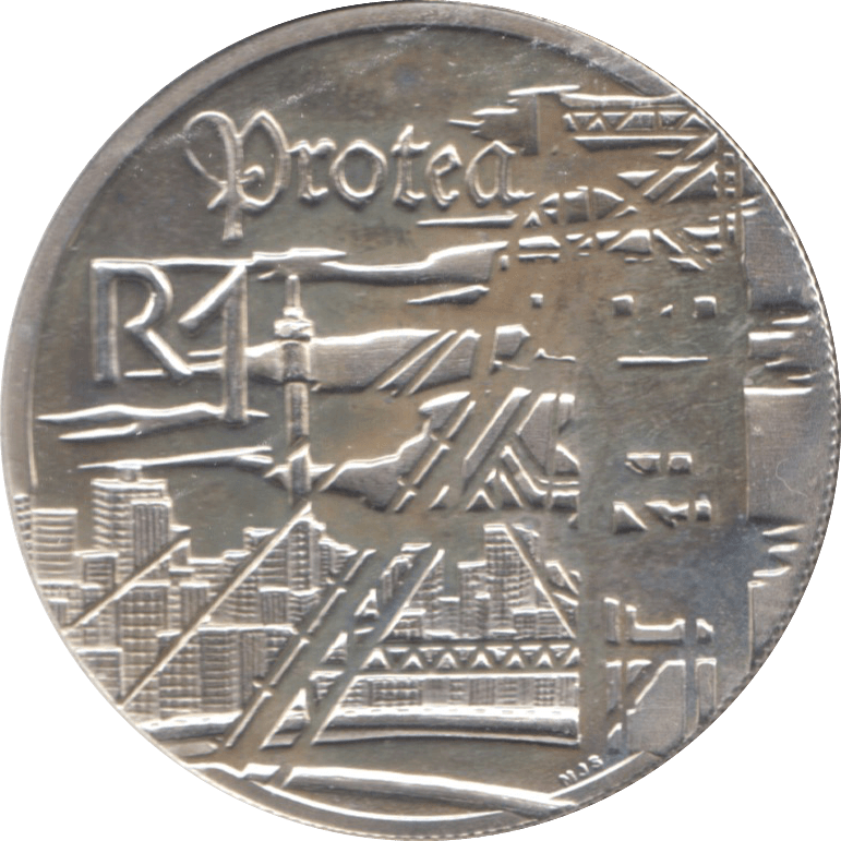 1999 SILVER 1 RAND SOUTH AFRICA - SILVER WORLD COINS - Cambridgeshire Coins