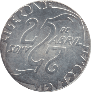 1999 SILVER 1000 ESCUDOS PORTUGAL - WORLD SILVER COINS - Cambridgeshire Coins