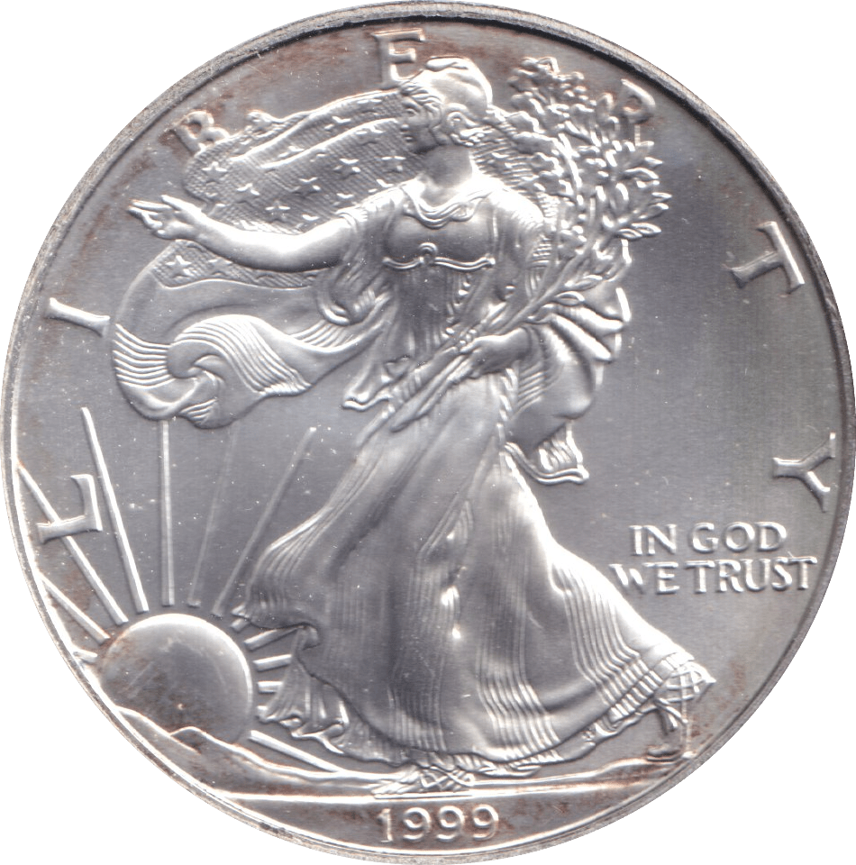1999 SILVER LIBERTY DOLLAR USA - Cambridgeshire Coins
