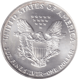 1999 SILVER LIBERTY DOLLAR USA - Cambridgeshire Coins