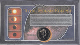 1999 SOLAR ECLIPSE ALDERNEY £2 COIN COVER SIGNED BY SIR BERNARD LOVELL REF CC41 - coin covers - Cambridgeshire Coins