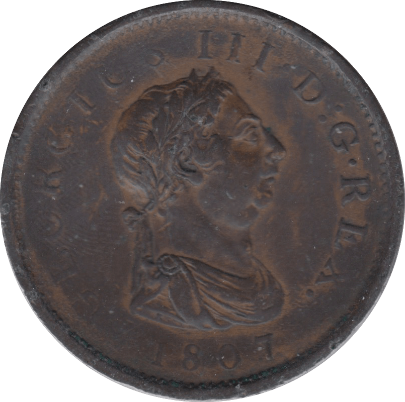 1807 PENNY ( EF ) REF 19