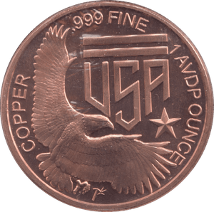 1oz FINE COPPER .999 1804 LIBERTY REF E61 - Copper 1 oz Coins - Cambridgeshire Coins