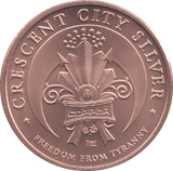 1oz FINE COPPER .999 BANKSTER JUSTICE REF E71 - Copper 1 oz Coins - Cambridgeshire Coins