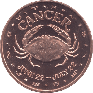 1oz FINE COPPER .999 CANCER REF E50 - Copper 1 oz Coins - Cambridgeshire Coins