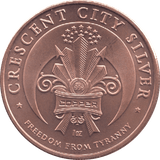 1oz FINE COPPER .999 DEBT SLAVERY REF E46 - Copper 1 oz Coins - Cambridgeshire Coins