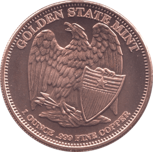 1oz FINE COPPER .999 DONT TREAD ON ME REF E56 - Copper 1 oz Coins - Cambridgeshire Coins
