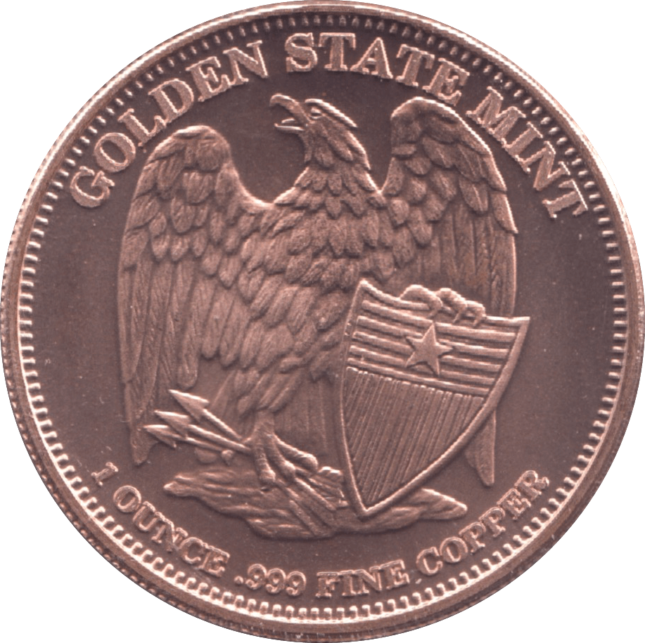 1oz FINE COPPER .999 DONT TREAD ON ME REF E56 - Copper 1 oz Coins - Cambridgeshire Coins
