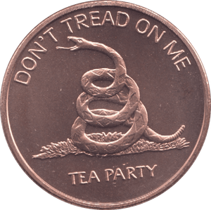 1oz FINE COPPER .999 DONT TREAD ON ME REF E56 - Copper 1 oz Coins - Cambridgeshire Coins